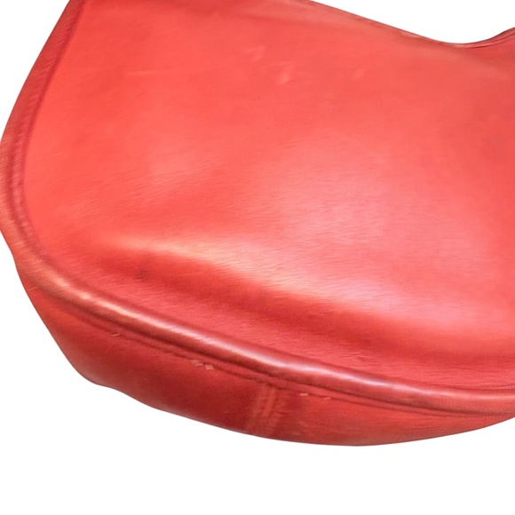 Coach vintage 9950 red leather Janice legacy messenger bag - Picture 13 of 16